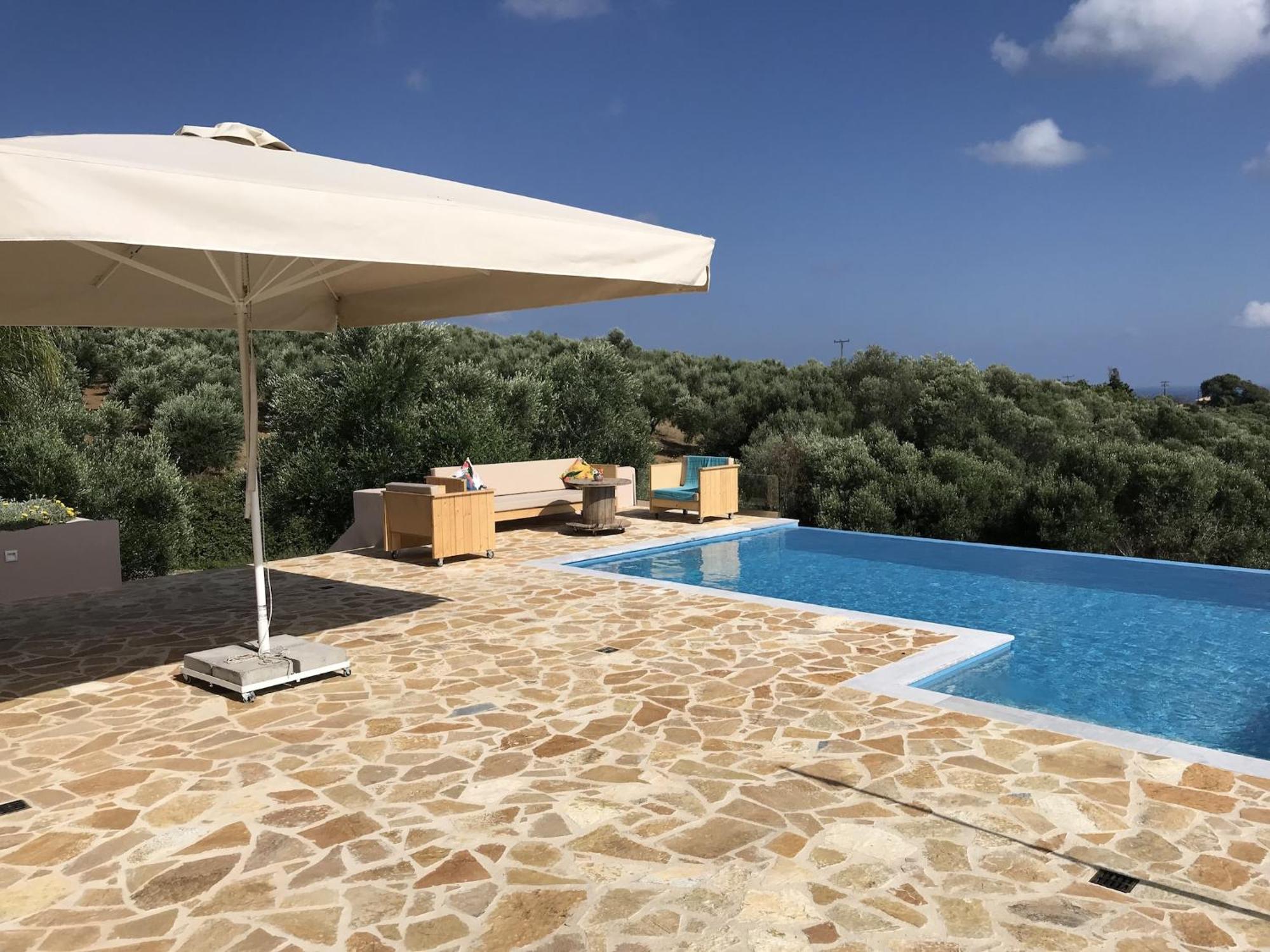 Luxurious Villa In Peloponnese With Swimming Pool Kamaria  ภายนอก รูปภาพ