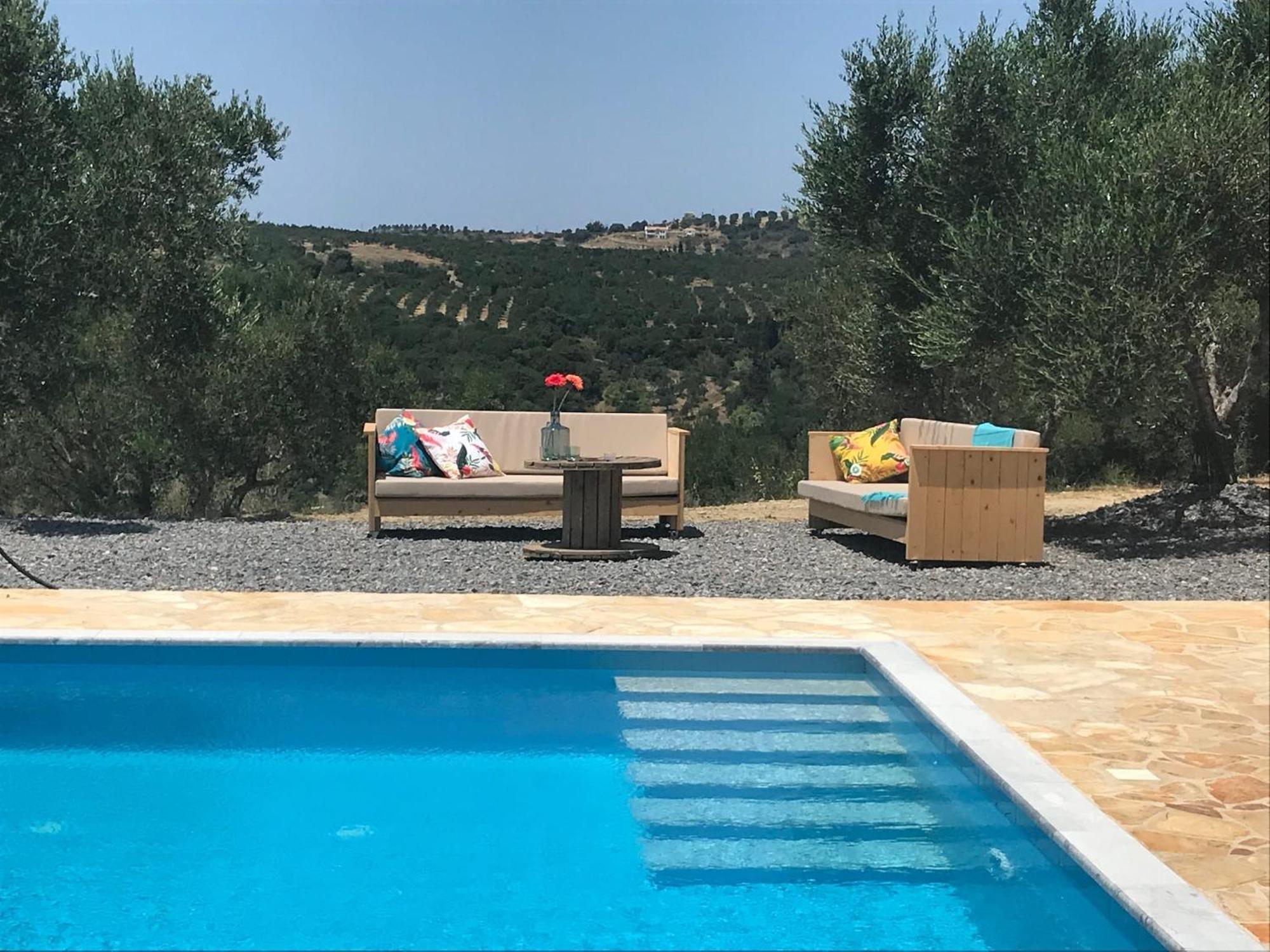 Luxurious Villa In Peloponnese With Swimming Pool Kamaria  ภายนอก รูปภาพ