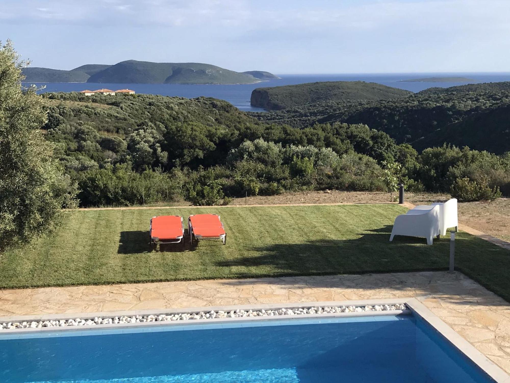 Luxurious Villa In Peloponnese With Swimming Pool Kamaria  ภายนอก รูปภาพ