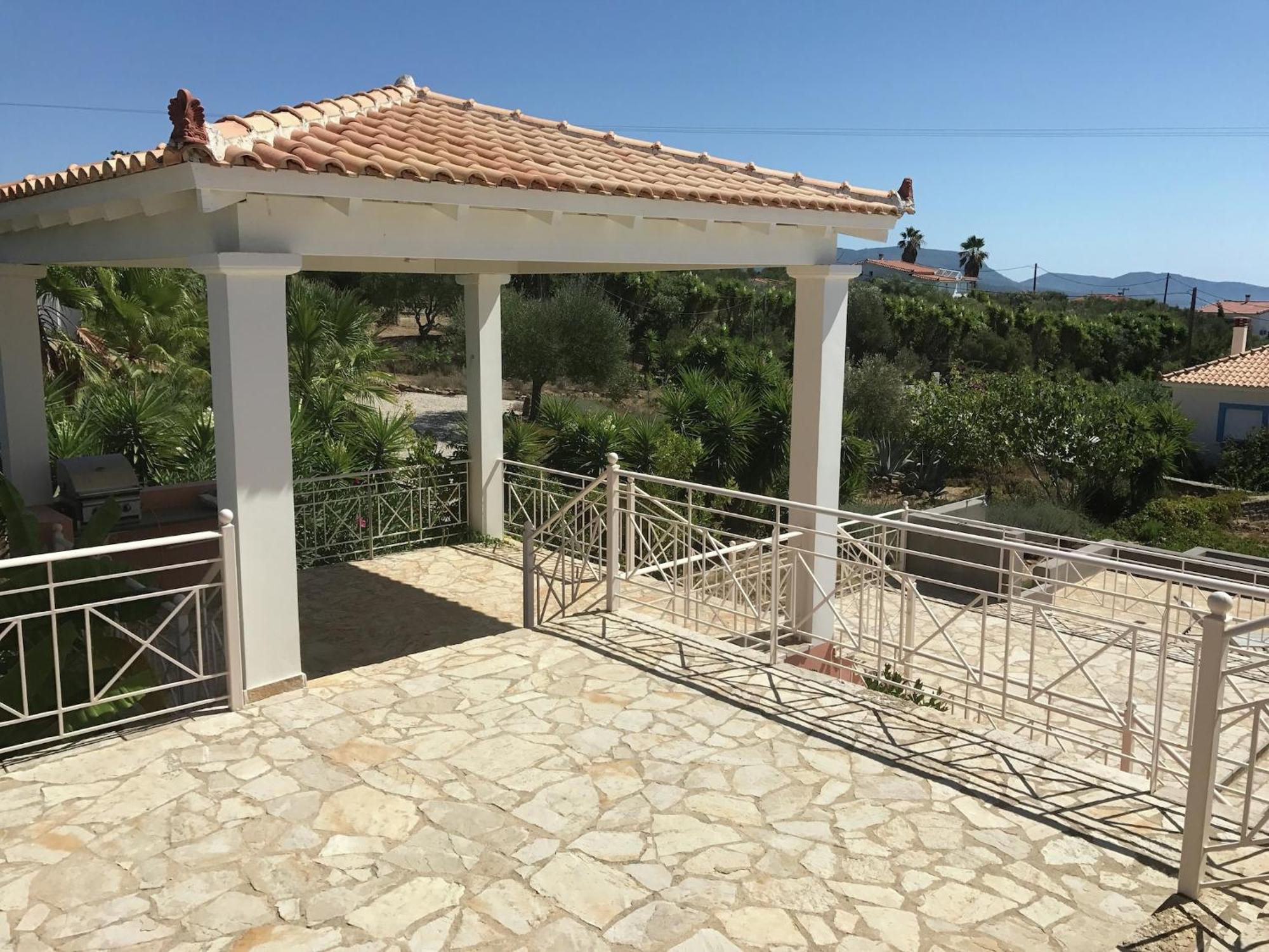 Luxurious Villa In Peloponnese With Swimming Pool Kamaria  ภายนอก รูปภาพ